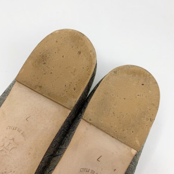 Marchez Vous Italy by Yeardley Fabric Flats Size 7 - Picture 8 of 10